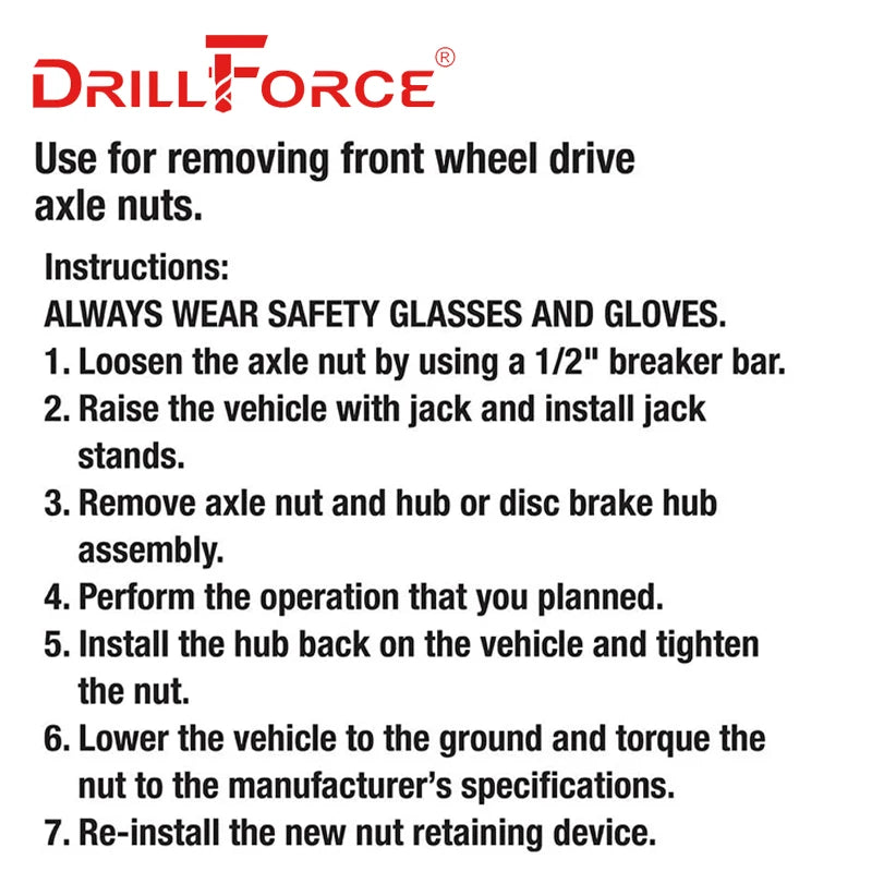 Drillforce 1PC Short Impact