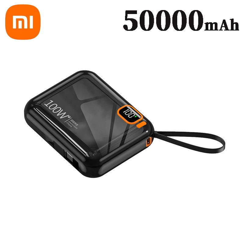 Xiaomi 50000mah Power Bank 120w Detachable Usb To Type C