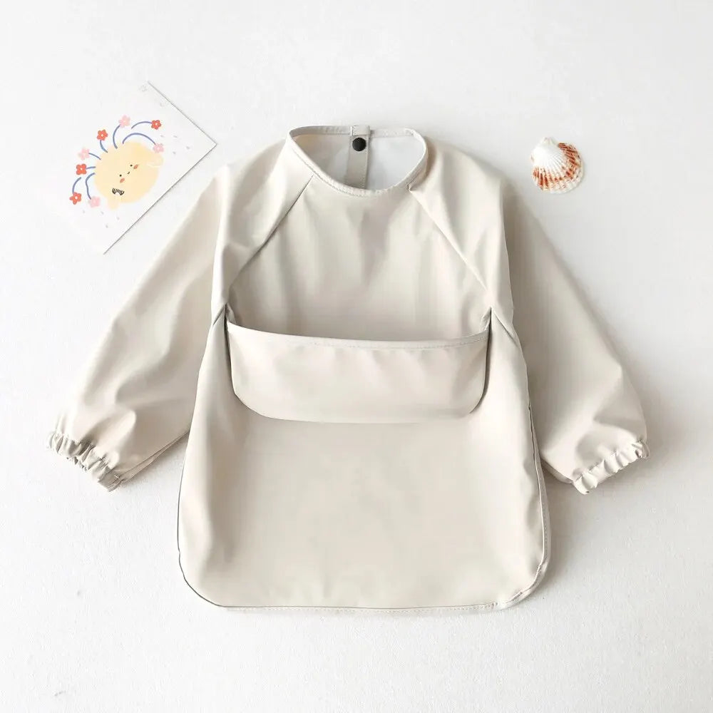 Smock Feeding Bib Apron for Kids