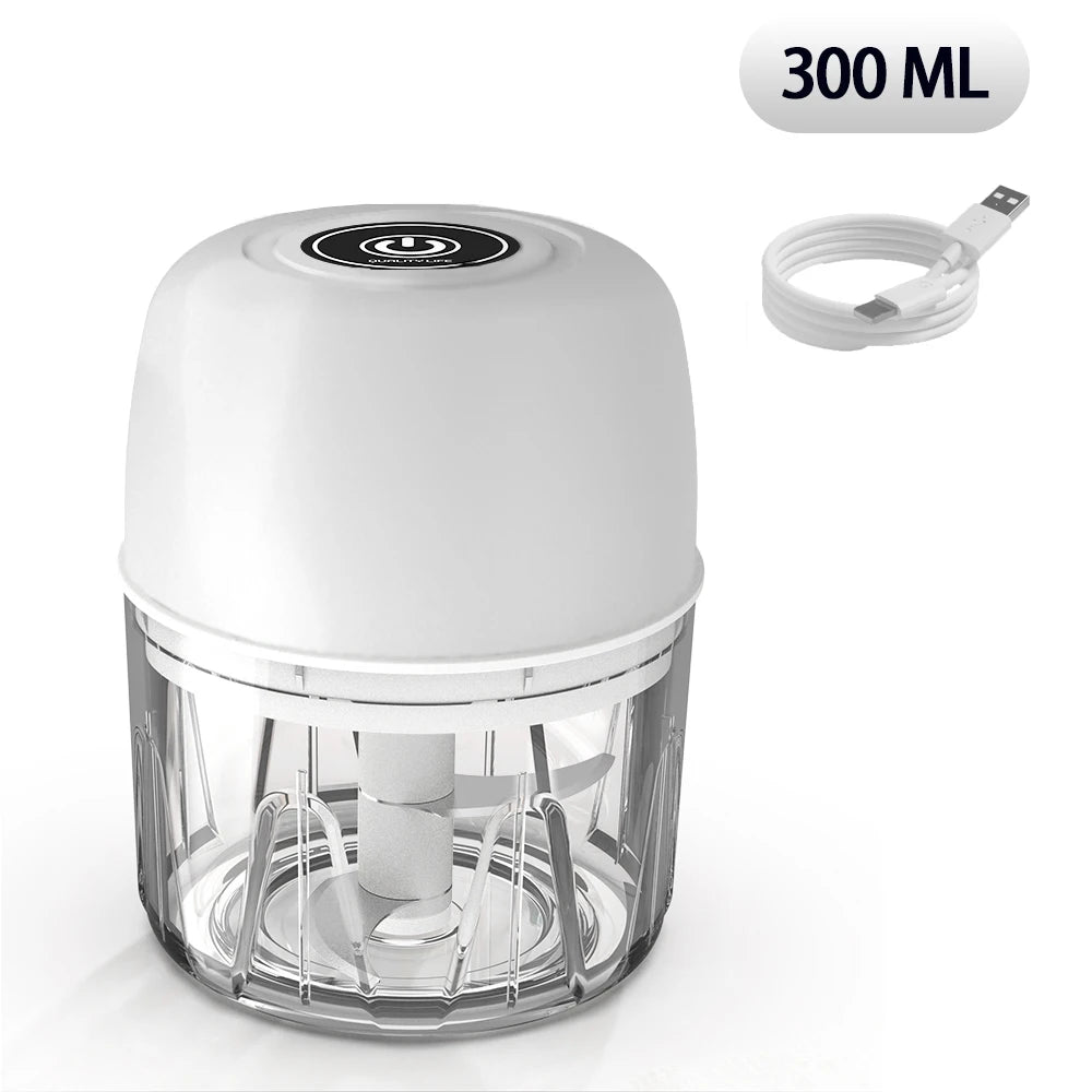 Mini Portable Electric Vegetable Garlic Onion Chopper