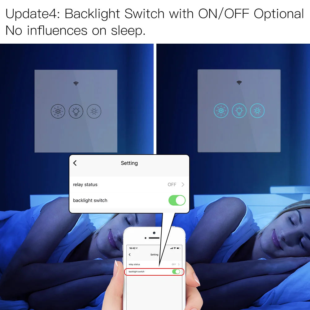 Smart Light Dimmer Switch with Alexa Google Voice Assistants