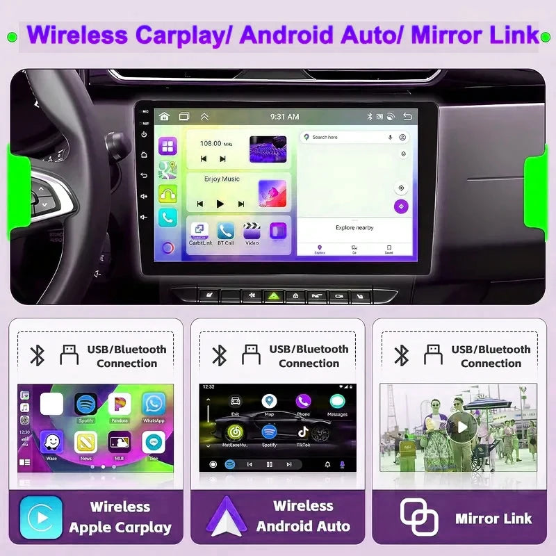 Universal WIFI GPS Car Audio Multimedia Player For Hyundai Nissan Toyota Kia