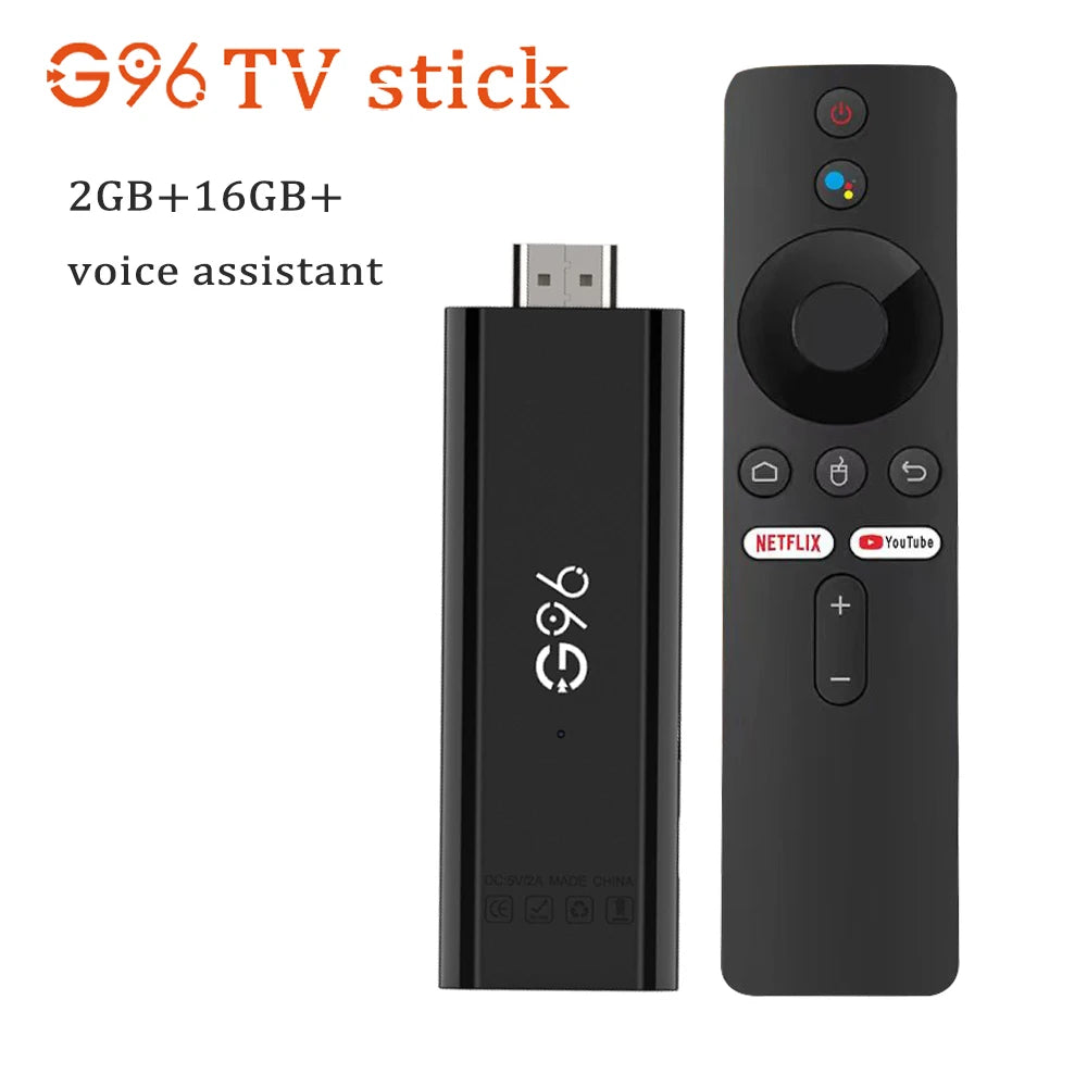 Mini 8K HDR10+ Smart TV Stick BT Voice Assistant