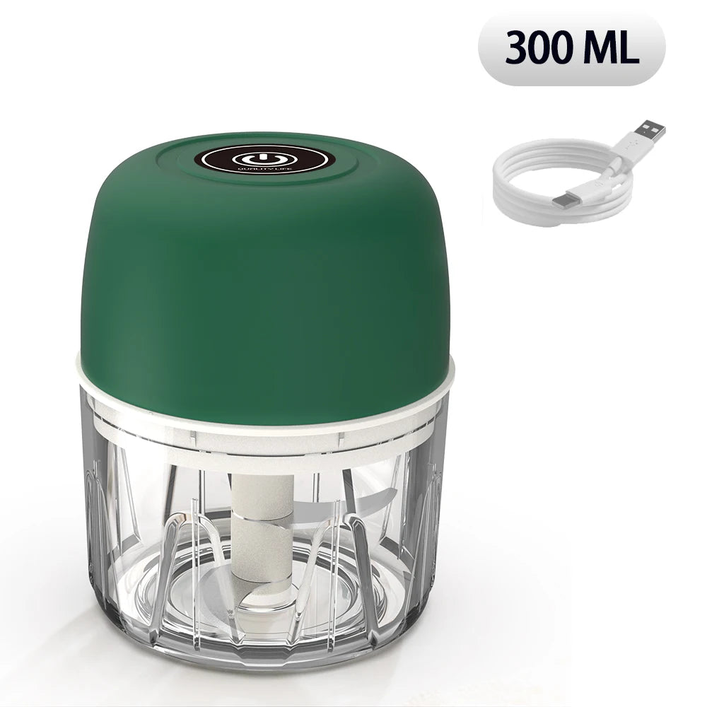 Mini Portable Electric Vegetable Garlic Onion Chopper