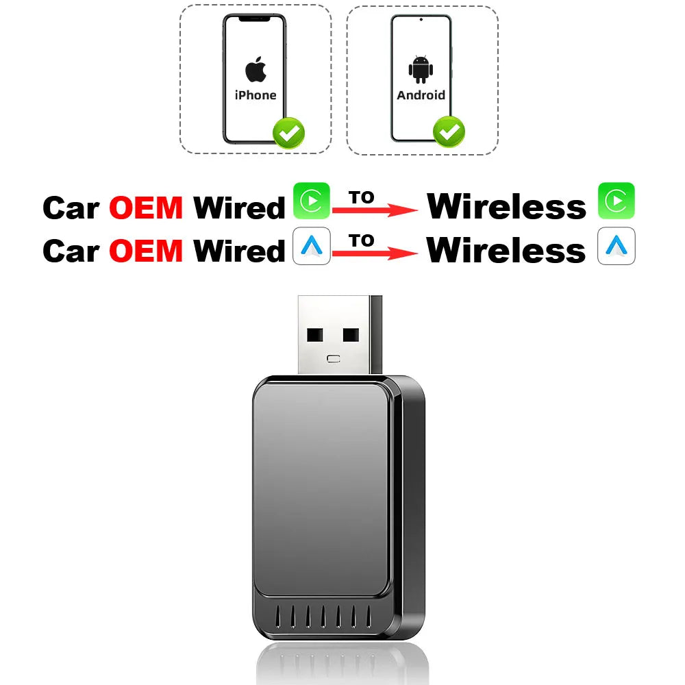 TIMEKNOW Wireless CarPlay Apple iPhone