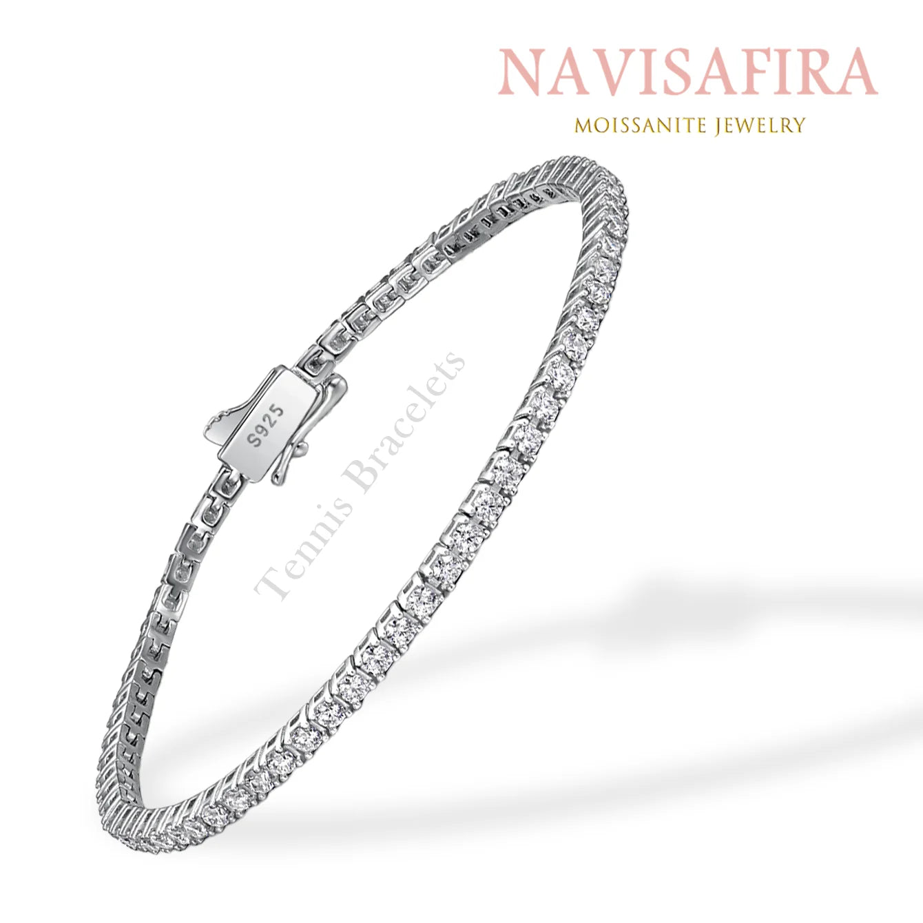 S925 Moissanite Tennis Bracelet