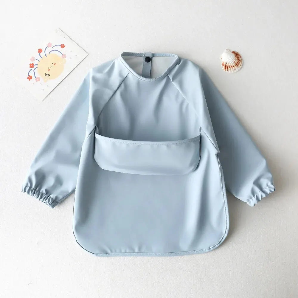 Smock Feeding Bib Apron for Kids