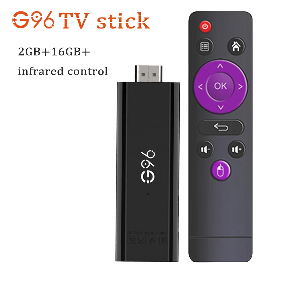 Mini 8K HDR10+ Smart TV Stick BT Voice Assistant