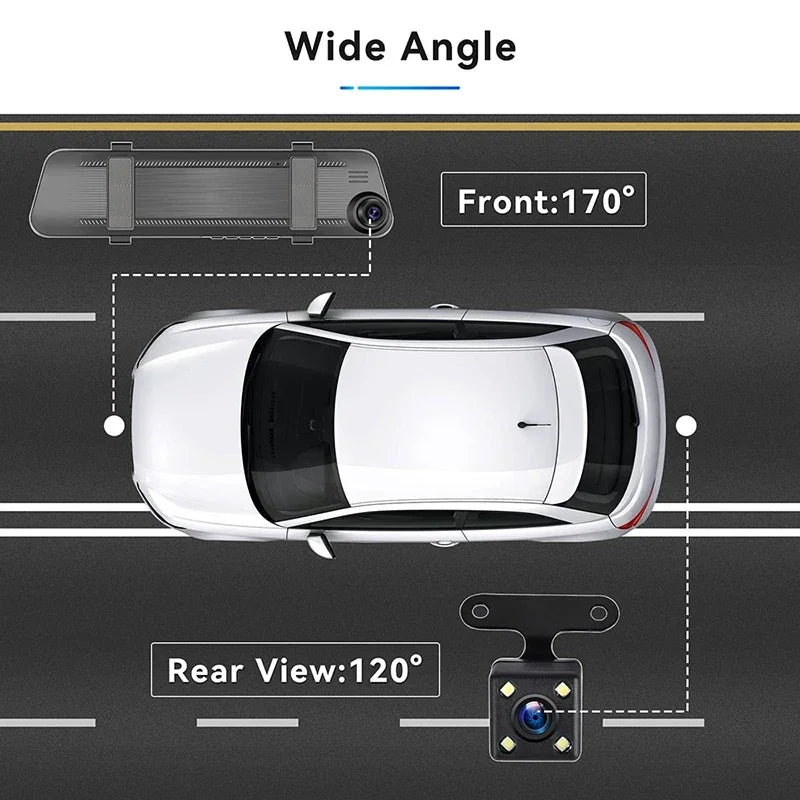 Mirror Car DVR 1080P Video Recorder