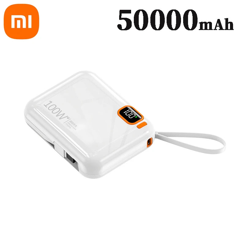 Xiaomi 50000mah Power Bank 120w Detachable Usb To Type C