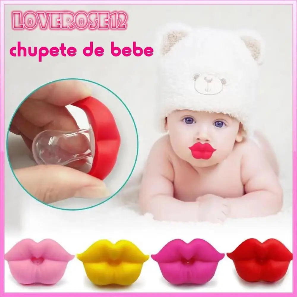 Cute Baby Silicone Lips Moustache