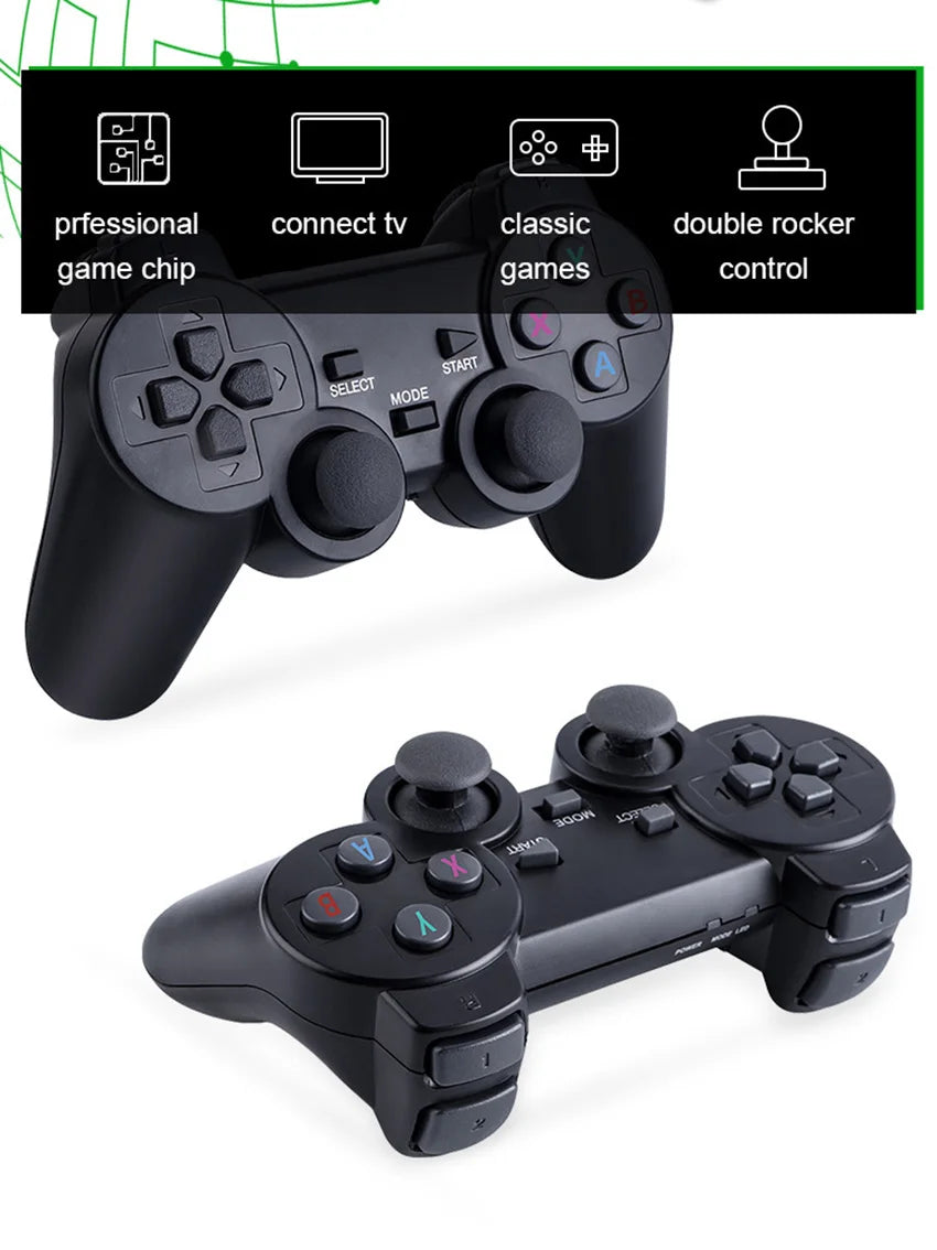 Double Wireless Controller10000 Retro Games