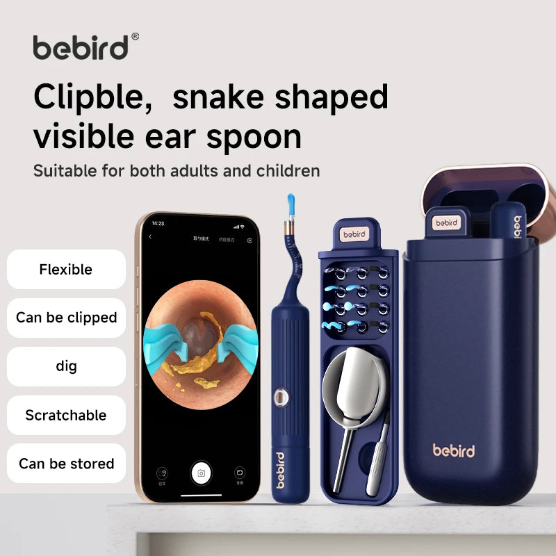 Bebird Wireless Ear Cleaner with Camera and Tweezers