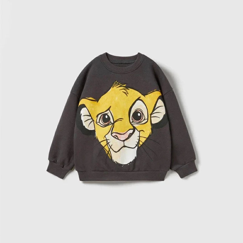 Cartoon Lion Baby Boy's Tracksuit