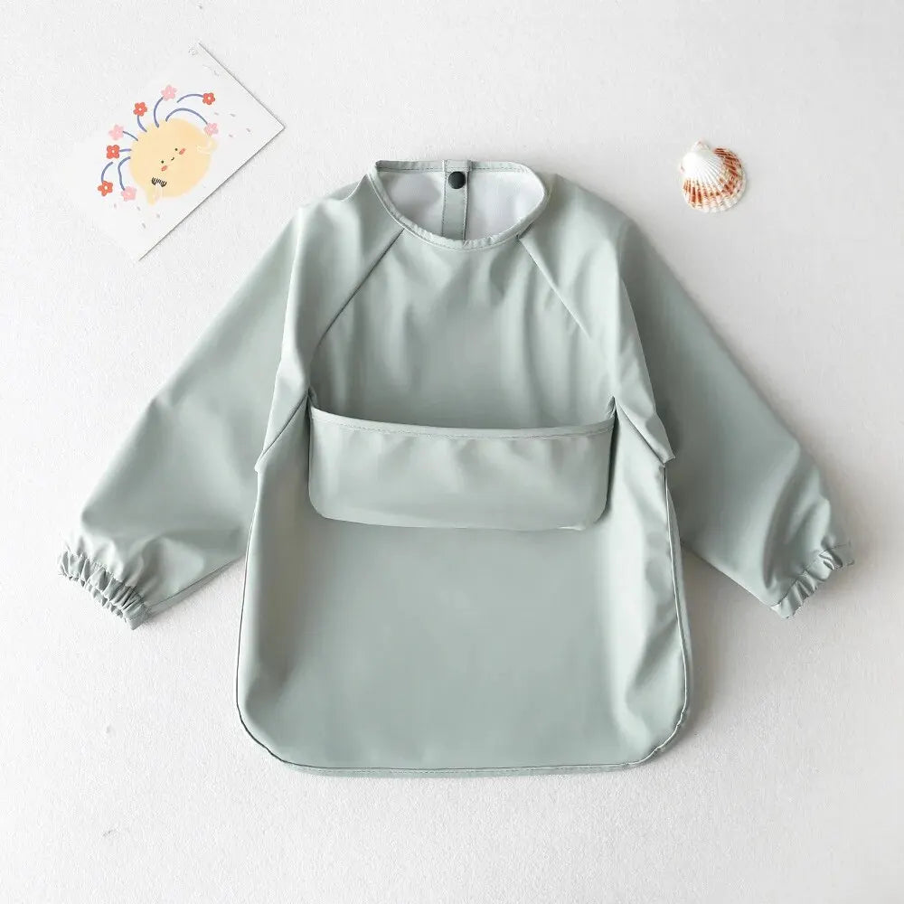 Smock Feeding Bib Apron for Kids